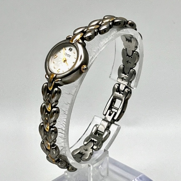 Caravelle by Bulova Vintage Petite Gold and Silver tones Ladies Watch Working - Picture 5 of 8